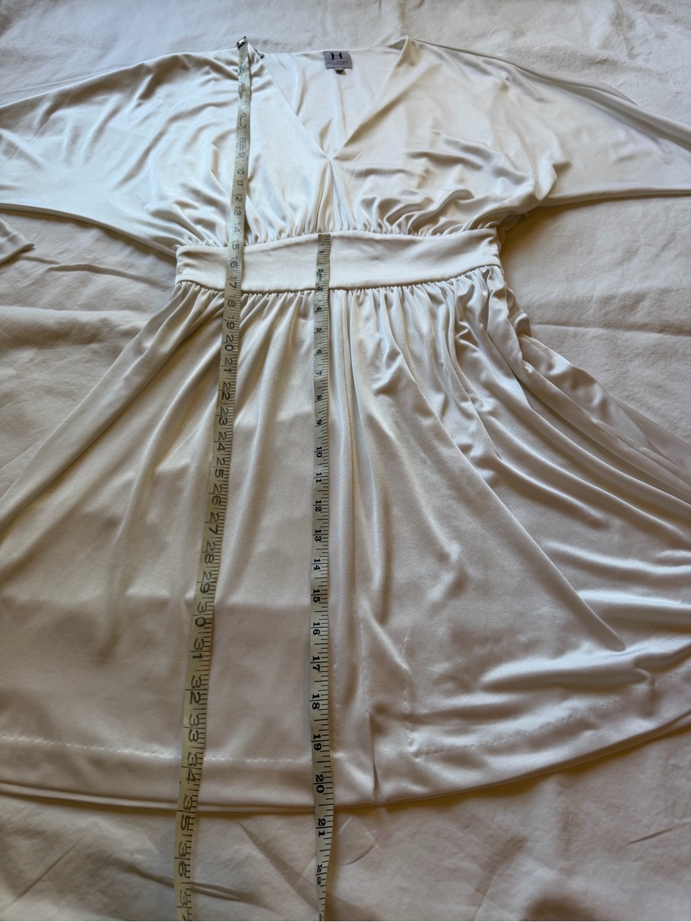 Halston Heritage White Carrie Bradshaw Dress Size 2 - Picture 8 of 12
